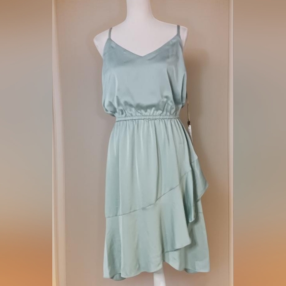 Ruffled Sundress Mint Green Weddings Formal Occasions - Picture 1 of 4